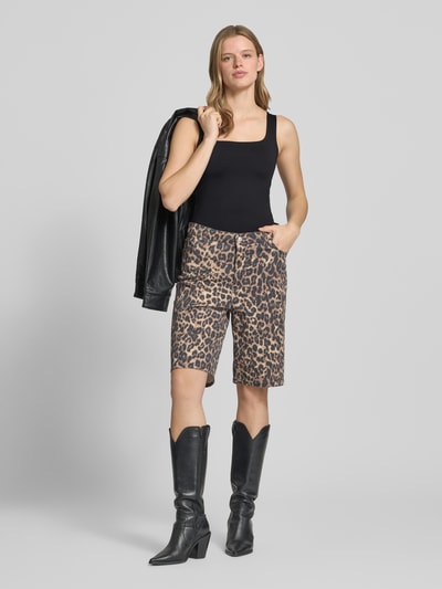 PIECES Slim Fit Tank Top mit U-Ausschnitt Modell 'LULA' Black 1