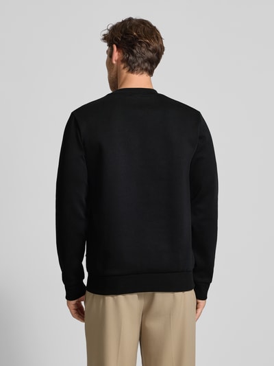 BOSS Regular fit sweatshirt van katoenmix Zwart - 5