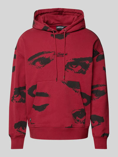 The Hundreds Hoodie met kangoeroezak, model 'SURVEILLANCE' Rood - 2