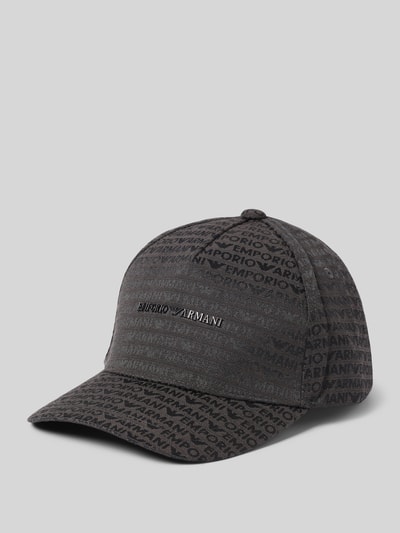 Emporio Armani Basecap mit Label-Detail Anthrazit 1