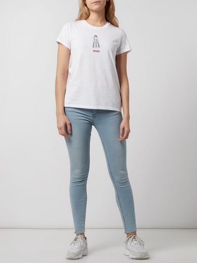 Review Skinny jeans met stretch Lichtblauw - 1