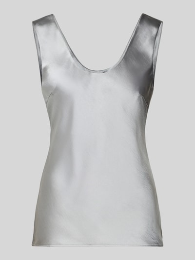 Samsøe Samsøe Regular Fit Blusentop mit Rundhalsausschnitt Modell 'SASUMMA' Hellgrau 2