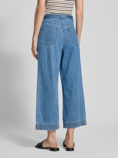 Vero Moda Kuloty jeansowe z szeroką nogawką z czystej bawełny model ‘KATHY’ Jeansowy niebieski 5