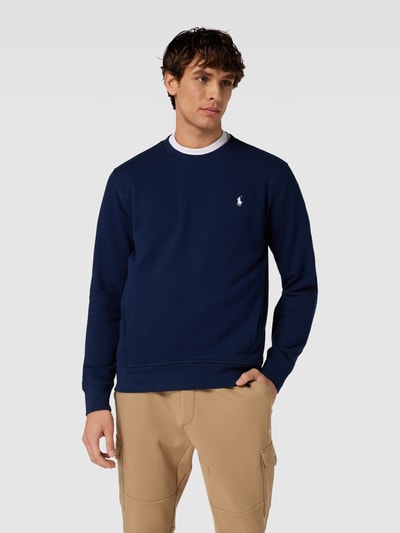 Polo Ralph Lauren Sweatshirt met labelstitching Marineblauw - 4