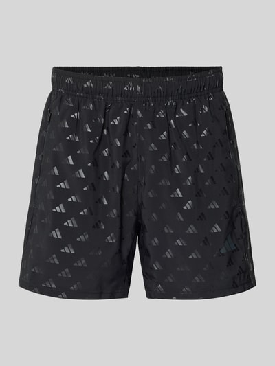 adidas Training Szorty sportowe w kroju regular fit z nadrukiem allover Czarny 2