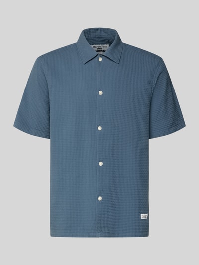 Marc O'Polo DENIM Koszula casualowa o kroju regular fit z czystej bawełny Szaroniebieski 2