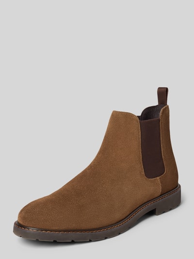 DIGEL Chelsea Boots mit elastischem Einsatz Modell 'Sinclair' Mittelbraun 1