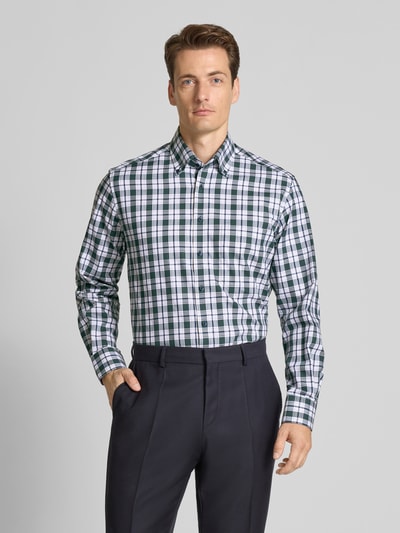 ETERNA Comfort Fit Business-Hemd mit Knopfleiste Petrol 4