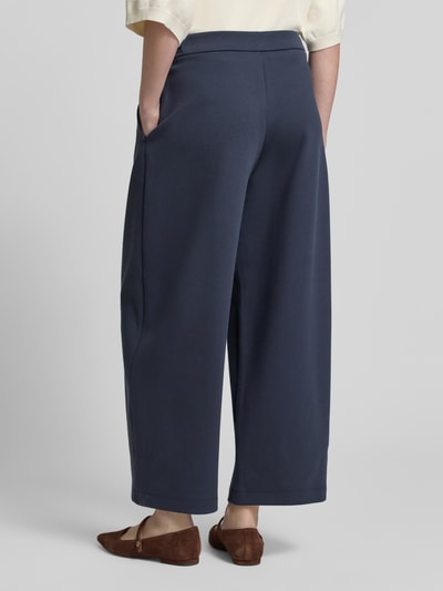 MAX&Co. Regular Fit Weite Hose aus Baumwoll-Mix Modell 'ACANTO' Marine 5