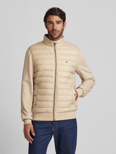 Tommy Hilfiger Gewatteerd jack met opstaande kraag, model 'MIX MEDIA' Beige - 4