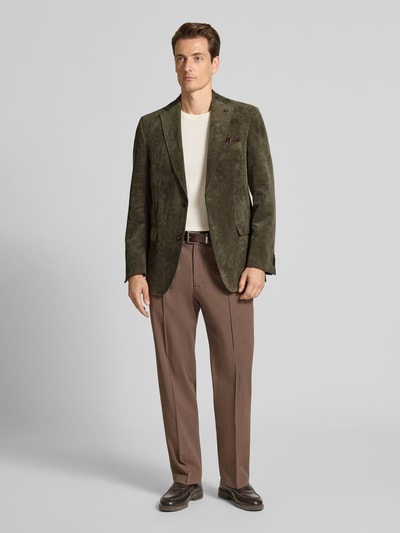 Carl Gross 2-Knopf-Sakko mit Reverskragen Modell 'Theo' Gruen 1