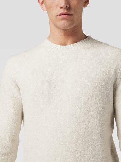 Cinque Strickpullover mit Label-Detail Modell 'Cizac' Offwhite 3