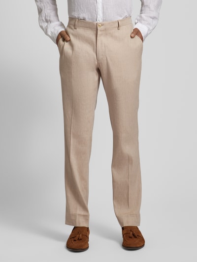 HECHTER PARIS Broek in effen design Beige - 4