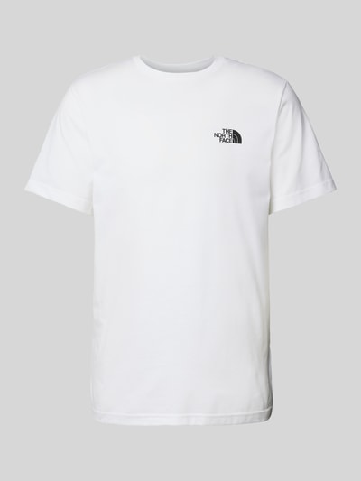 The North Face T-Shirt mit Label-Print Modell 'SIMPLE DOME' Weiss 2