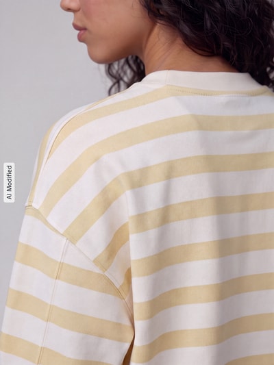 ARMEDANGELS Oversized Sweatshirt aus reiner Baumwolle Modell 'FRANKAA' Hellgelb 3