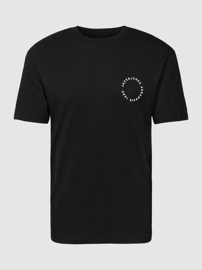 Jack & Jones T-shirt z nadrukiem z logo model ‘SUNSET’ Czarny 2