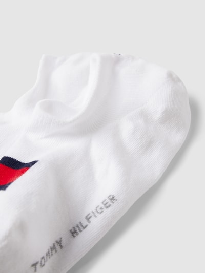 Tommy Hilfiger Sneakersocken mit Logo-Stitching Weiss 2