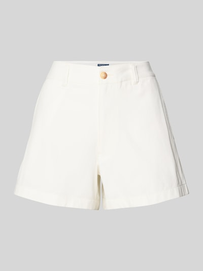 Produktfoto, Loose Fit Bermudas aus reiner Baumwolle von Polo Ralph Lauren in Optik: Unifarben, Cropped Länge, Twill Materialverarbeitung