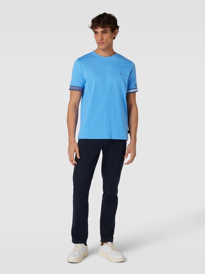 Tommy Hilfiger T-Shirt mit Logo-Stitching Aqua 1