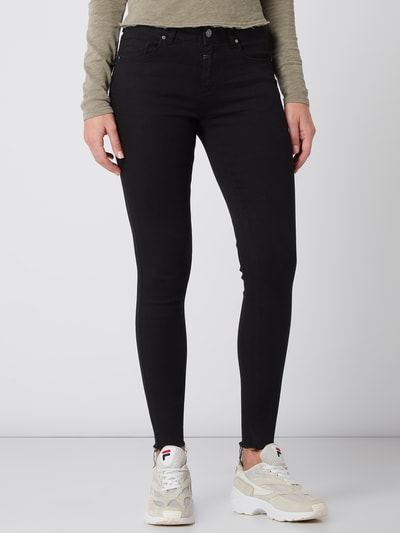 Tigha Skinny Fit Jeans mit Stretch-Anteil Modell 'Ania' Black 4