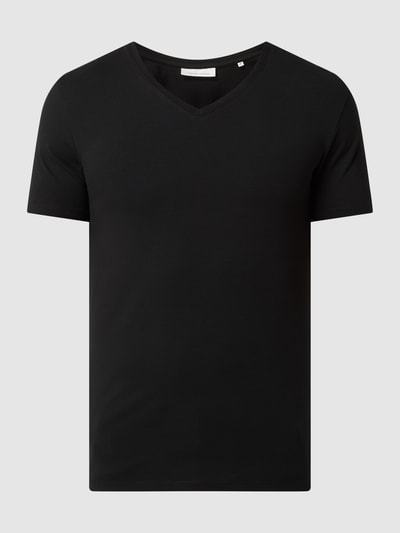 Casual Friday T-Shirt mit Stretch-Anteil Modell 'Lincoln' Black 2