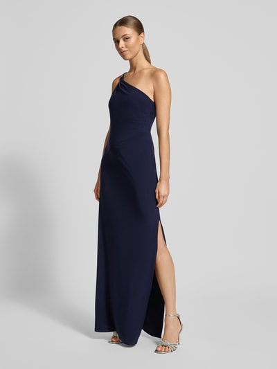 Lauren Ralph Lauren Abendkleid im One-Shoulder-Look Modell 'BELINA' Marine 1