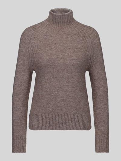 Pepe Jeans Sweter o kroju regular fit z dodatkiem wełny model 'ASHLEY PERKINS' Beżowy 2