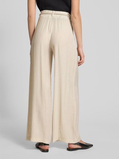 Christian Berg Woman Stoffen broek met zijzakken Ecru - 5