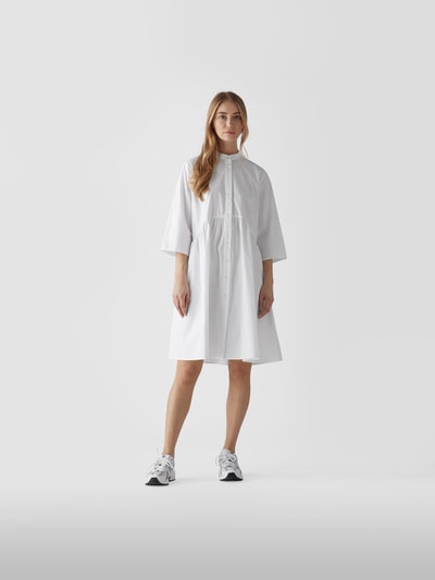 Lu Li Lina Blusenkleid im Oversized-Look Weiß 1