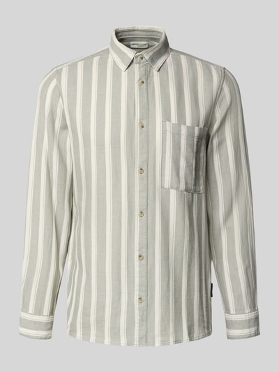 Tom Tailor Regular Fit Freizeithemd aus reiner Baumwolle Lind 2
