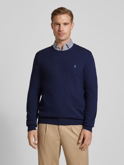 Polo Ralph Lauren Strickpullover aus Lanawolle mit Rundhalsausschnitt Marine 4