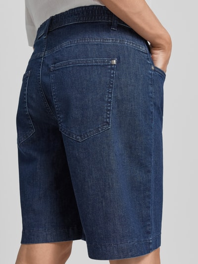 Brax Regular Fit Jeansshorts aus Baumwoll-Mix Modell 'MAINE B' Marine 3