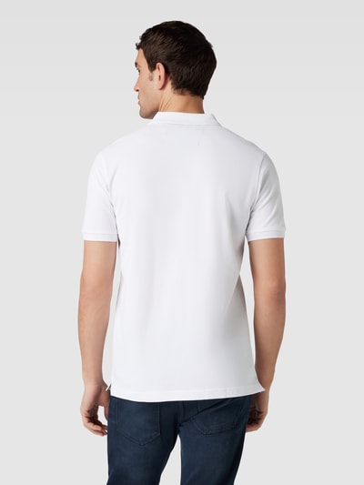 Lerros Poloshirt mit Label-Stitching Weiss 5