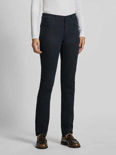 Angels Straight Fit Jeans aus Lyocell-Mix mit Eingrifftaschen Modell 'CICI' Marine 4