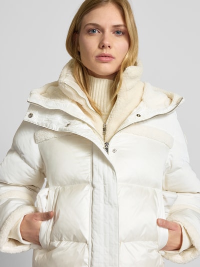 BOSS Daunenjacke mit Kapuze Modell 'Pimira' Offwhite 3