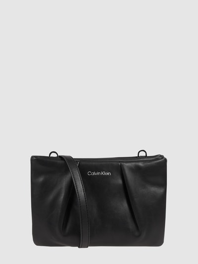 CK Calvin Klein Clutch in Leder-Optik   Black 1