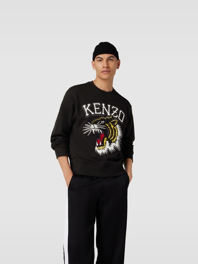 Kenzo Sweatshirt aus reiner Baumwolle Black 4