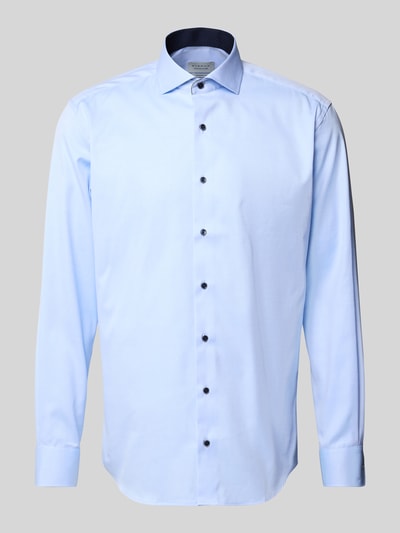 ETERNA Modern fit zakelijk overhemd met haaikraag Bleu - 2