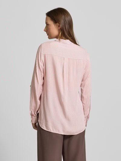 Vero Moda Regular Fit Hemdbluse aus reiner Viskose Modell 'BUMPY' Altrosa 5