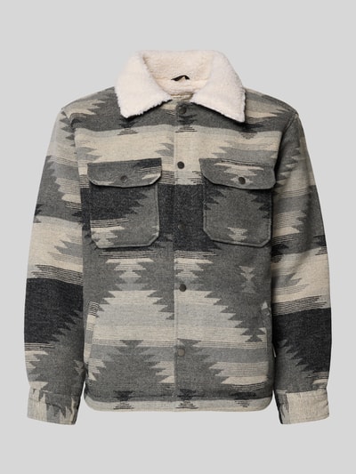 Redefined Rebel Hemdjacke mit Umlegekragen und Brusttaschen Modell 'CARTER' Mittelgrau 2