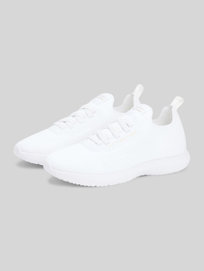 Produktfoto, Sneaker mit Mono-Sock-Design von Tommy Hilfiger in Optik: Unifarben, Schuhspitze: Abgerundet, Absatzform: Flach, Logo-Applikation.