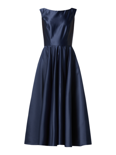 SWING Cocktailkleid aus Satin Dunkelblau 2
