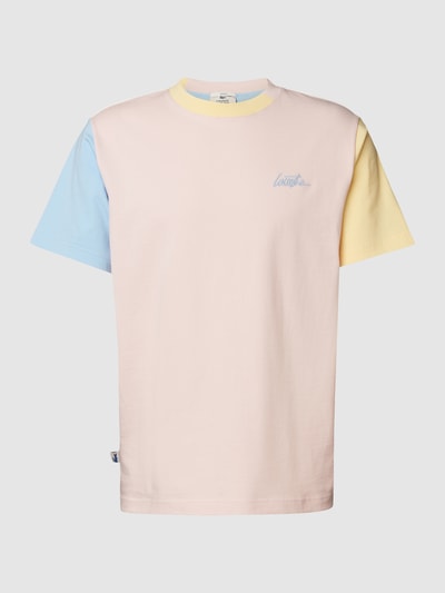 Lacoste T-Shirt mit Label-Stitching Hellrosa 2