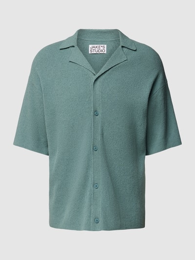 JAKE*S STUDIO MEN Regular fit vrijetijdsoverhemd met extra brede schouders Lichtturquoise - 2