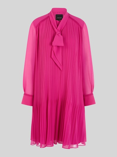 Marc Cain Knielanges Kleid mit Bindeschleife Pink 2