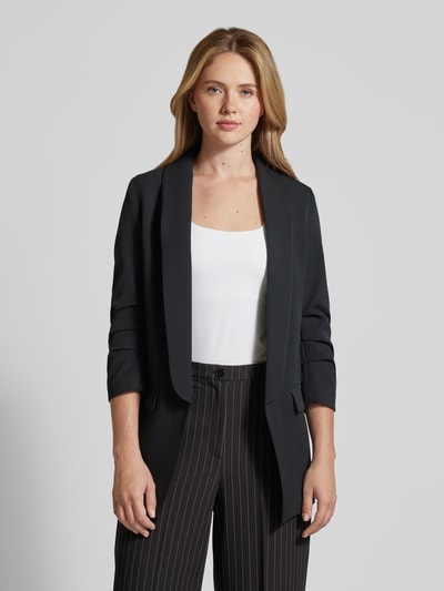 More & More Blazer mit Pattentaschen in unifarbenem Design Black 4