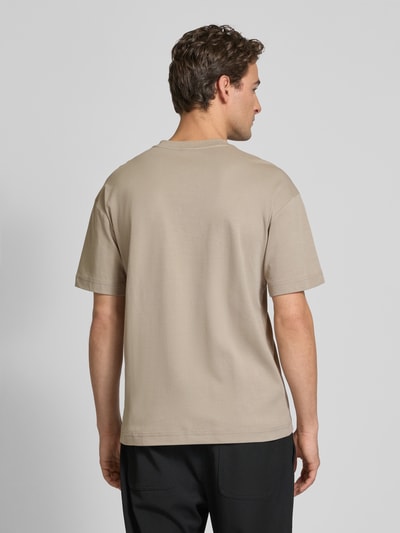 CK Calvin Klein Oversized T-Shirt mit Label-Print Khaki 5