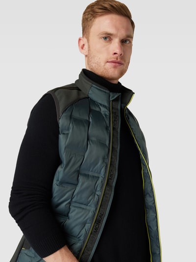 MCNEAL Gilet met opstaande kraag Olijfgroen - 3