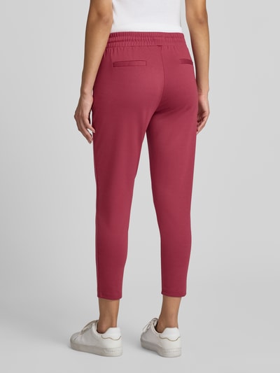 ICHI Slim Fit Hose mit Viskose-Anteil Modell 'KATE' Bordeaux 5