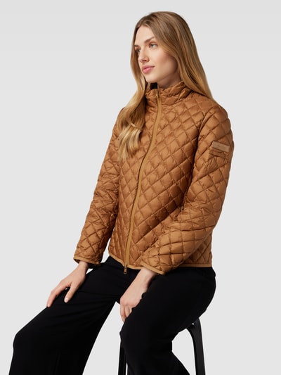 MaxMara Leisure Steppjacke mit Stehkragen Modell 'CANGA' Camel 3